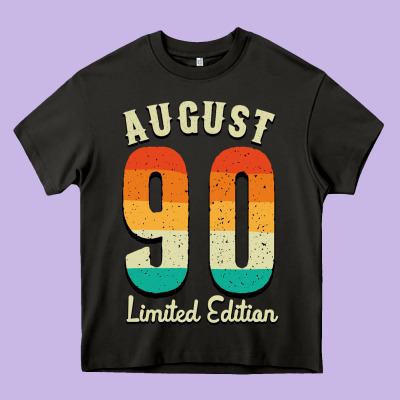 August 90 Limited Edition Heavy Core Tee Designed By Bettercallsaul