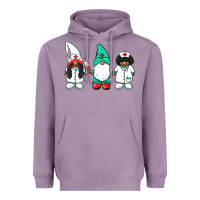 Lavender african american nurse gnomies medical gnomies Heavyweight Hoodie - BarkalooDesign