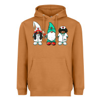 Meerkat african american nurse gnomies medical gnomies Heavyweight Hoodie - BarkalooDesign