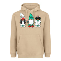 Mushroom african american nurse gnomies medical gnomies Heavyweight Hoodie - BarkalooDesign