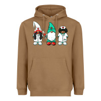 Toasted Coconut african american nurse gnomies medical gnomies Heavyweight Hoodie - BarkalooDesign