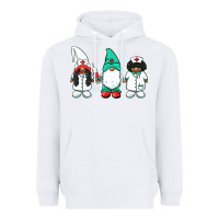 White african american nurse gnomies medical gnomies Heavyweight Hoodie - BarkalooDesign