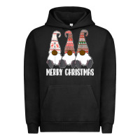 Pigment Black african american gnome halloween thanksgiving christmas Urban Hoodie - longCreatives