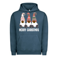 Pigment Midnight Navy african american gnome halloween thanksgiving christmas Urban Hoodie - longCreatives