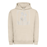 Pigment French Oak The Lovers Tarot Card Skeleton Valentines Halloween Occult Urban Hoodie - longCreatives