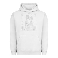 Pigment Lunar Rock The Lovers Tarot Card Skeleton Valentines Halloween Occult Urban Hoodie - longCreatives