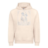 Sandshell The Lovers Tarot Card Skeleton Valentines Halloween Occult Urban Hoodie - longCreatives