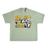 Oil Green game over back to school Urban Heavy Tee - CowGirlArtShop