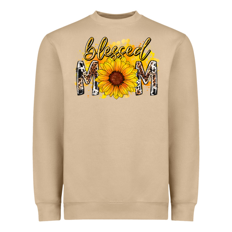 Blessed Mom Sunflower Heavyweight Sweatshirt by RacoonDesign | Teevron