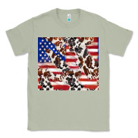 Matcha cowhide amerikan flag Classic Tee - TumblerDesignByShophia