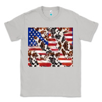 Moon Dust cowhide amerikan flag Classic Tee - TumblerDesignByShophia