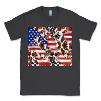 Smoke cowhide amerikan flag Classic Tee - TumblerDesignByShophia