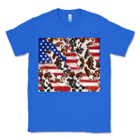 True Royal cowhide amerikan flag Classic Tee - TumblerDesignByShophia