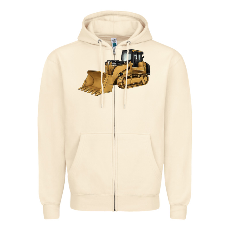 Bulldozer Zipper Hoodie by Artiststas | Teevron