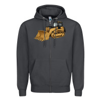 Smoke bulldozer Zipper Hoodie - Artiststas