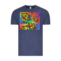 Vintage Denim autism puzzle piece Vintage Tee - CowGirlArtShop