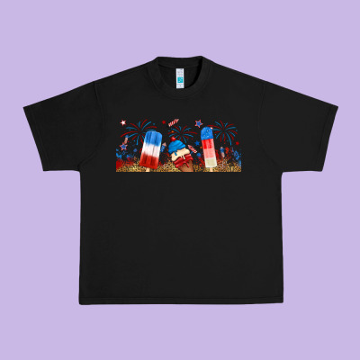 Fourth Of July Popsicle Urban Heavy Tee Designed By Ranaportraitstore