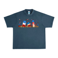 Midnight Navy fourth of july popsicle Urban Heavy Tee - RanaPortraitStore