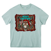Arona merry christmas bull skull Heavy Core Tee - RanaPortraitStore