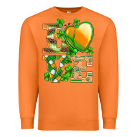 Carrot st.patricks nurse love heart stethoscope Premium Sweatshirt - BarkalooDesign