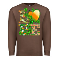 Chestnut st.patricks nurse love heart stethoscope Premium Sweatshirt - BarkalooDesign