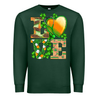 Sports Green st.patricks nurse love heart stethoscope Premium Sweatshirt - BarkalooDesign