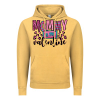 Vintage Mustard mommy is my valentine Vintage Hoodie - OliviaCreatesArt
