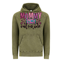 Vintage Olive mommy is my valentine Vintage Hoodie - OliviaCreatesArt