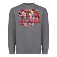 Farm Animals Is My Valentine Heavyweight Sweatshirt | Teevron
