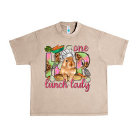French Oak One hip lunch lady Easter Day Urban Heavy Tee - HowdyJamesFarm