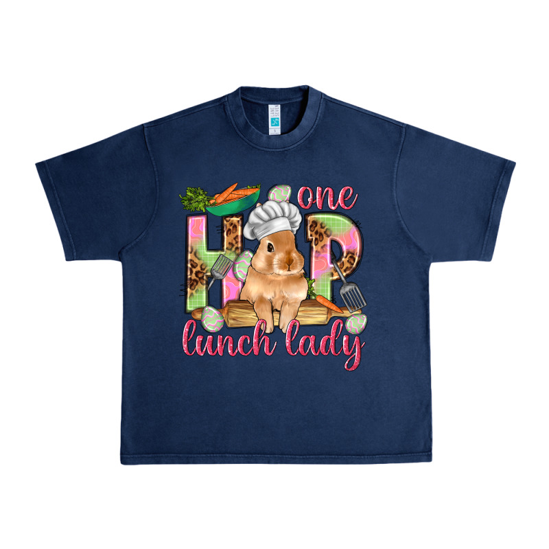 One Hip Lunch Lady Easter Day Urban Heavy Tee by HowdyJamesFarm | Teevron
