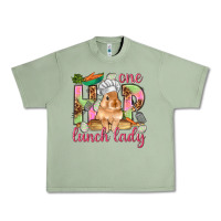 Oil Green One hip lunch lady Easter Day Urban Heavy Tee - HowdyJamesFarm