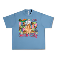 Pebble Blue One hip lunch lady Easter Day Urban Heavy Tee - HowdyJamesFarm