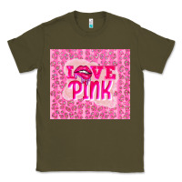 Army Green love pink Classic Tee - TumblerDesignByShophia