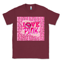 Burgundy love pink Classic Tee - TumblerDesignByShophia