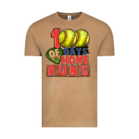 Vintage Camel 100 days of home runs softball Vintage Tee - CowGirlArtShop