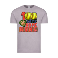 Vintage Zinc 100 days of home runs softball Vintage Tee - CowGirlArtShop