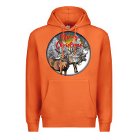 Carrot mule buck deer christmas Premium Hoodie - LillyAllenDesigns