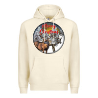Sandshell mule buck deer christmas Premium Hoodie - LillyAllenDesigns