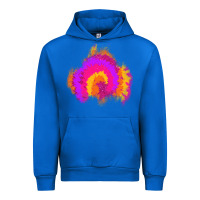 Cobalt tie dye glitter patch Urban Hoodie - AdoDesignShop
