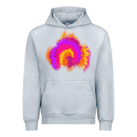 Heather Grey tie dye glitter patch Urban Hoodie - AdoDesignShop