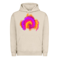 Pigment French Oak tie dye glitter patch Urban Hoodie - AdoDesignShop