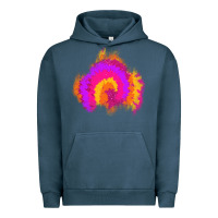 Pigment Midnight Navy tie dye glitter patch Urban Hoodie - AdoDesignShop