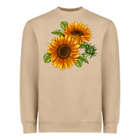 Mushroom Soraya Sunflower Heavyweight Sweatshirt - LillyAllenDesigns