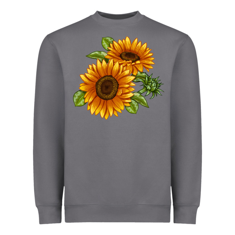 Soraya Sunflower Heavyweight Sweatshirt by LillyAllenDesigns | Teevron