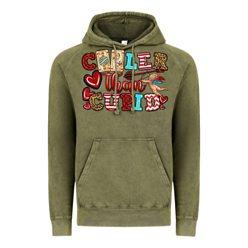 Cooler Than Cupid Vintage Hoodie by OliviaCreatesArt | Teevron