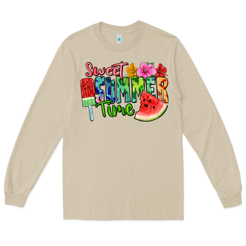 Sweet Summer Time Long Sleeve Tee by FaDigitalArtStudio | Teevron