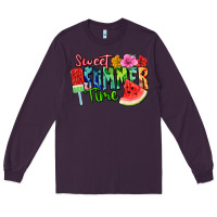 Plum Sweet summer time Long Sleeve Tee - FaDigitalArtStudio
