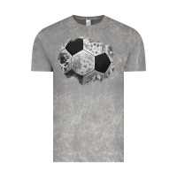 Cloud Rock cowhide soccer patch Vintage Tee - Jasminsmagicworld