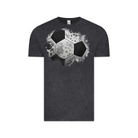 Vintage Black cowhide soccer patch Vintage Tee - Jasminsmagicworld